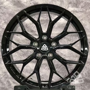 722auto - Juego de 4 Ruedas Forjadas para Automóvil, Color Negro Brillante, <span class=keywords><strong>18</strong></span>, 19, 20, 21, 22 y 24 Pulgadas, 5 Orificios, 5x120, 5X112, 20'', 21'' para <span class=keywords><strong>BMW</strong></span> - Product Image 2