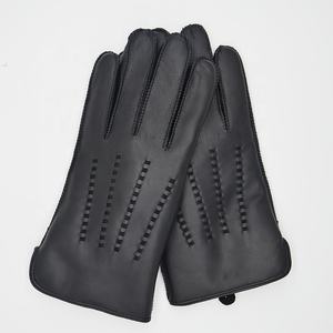 <span class=keywords><strong>Gants</strong></span> et mitaines en cuir doublés de peau de mouton <span class=keywords><strong>pour</strong></span> hommes <span class=keywords><strong>très</strong></span> épais <span class=keywords><strong>pour</strong></span> la chaleur hivernale Compatible avec l'écran tactile Utilisation quotidienne - Product Image 5