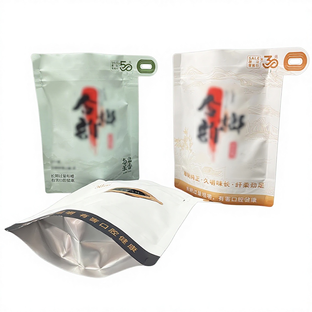 Factory Direct Food Grade Stand-up Pouches with Zipper Top for Betel Nuts Custom Printed Laminated Packaging Bags Custom Logo