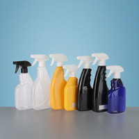 Vente en gros de flacons pulvérisateurs en plastique PET de 500 ml, 600 ml, 750 ml, vides, pour le nettoyage ménager et les soins de la peau, couleur personnalisée, OEM