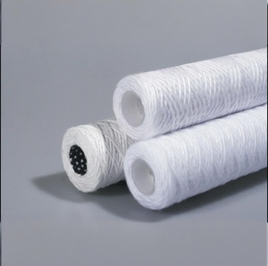 Cartouche filtrante à longue durée de vie noyau de filtre enroulé de ficelle de fil de fibre de verre de 50 pouces pour la filtration de solvant organique - Product Image 4