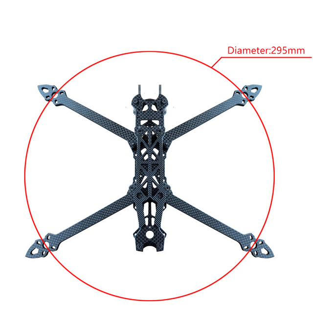 Factory Direct Sale 7/8/9/10Inch Drone FPV Frame F550 Argo Carbon Fiber Mark 4 V2 Quadcopter Drone Frame Kit
