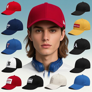 Tùy Chỉnh Cơ Sở Bóng Mũ Gorras Thể Thao Snapback Mũ 6 Bảng Điều Chỉnh 3D Thêu Trống Thời Trang Hai Tone Cong Mũ Bóng Chày Mũ Cho Nam Giới - Product Image 3