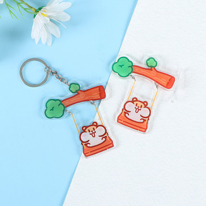 Swing Chuột bên Sticker trang trí Acrylic Rocking âm nhạc tùy chỉnh văn phòng giải nén tạo tác phim hoạt hình Q phiên bản nhỏ đứng - Product Image 1