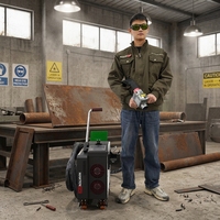 Machine de nettoyage au laser pulsé portable 200W 1000W, nettoyeur laser manuel pour bois, élimine la peinture et le vernis anciens, outil de nettoyage au laser à fibres