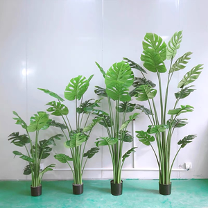 <span class=keywords><strong>Planta</strong></span> de hoja verde grande, plantas de <span class=keywords><strong>Canna</strong></span> artificiales, palmera artificial para habitación interior, hogar, Hotel, plantas bonsái decorativas - Product Image 4