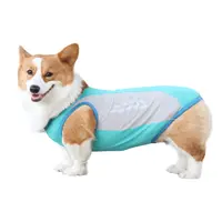 เสื้อกั๊กสุนัขตาข่ายสะท้อนแสงเพื่อความปลอดภัย,สำหรับฤดูร้อนเสื้อผ้าสัตว์เลี้ยงระบายความร้อนสำหรับ Corgi และ Poodle