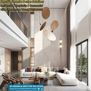 Servicio de Diseño de Interiores para Toda la Casa de George Group, Villa de Lujo Moderna, Renderizado 3D, Soluciones Completas de Decoración para el Hogar - Product Image 2
