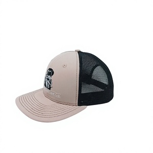 Casquette Trucker Personnalisable à 6 Panneaux Brodés Bicolore en Maille Respirante – Idéale pour l'Extérieur – Fabrication Vietnamienne - Product Image 2