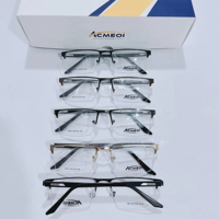 Assortiment de 10 modèles de lunettes optiques pour hommes Montures mixtes en métal et acétate Montures demi et complètes