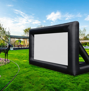 Equipo de pantalla inflable para publicidad de 24 pies y 14 pies para exteriores, proyector de cine y TV, pantalla de cine para eventos al aire libre - Product Image 4