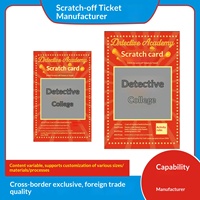 Tarjetas Rasca y Gana con Código QR Variable y Código Aleatorio, Tarjetas de Recogida, Impresión Única, Modelo 008, Diseño Personalizado