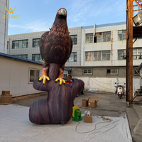 Ballon gonflable personnalisé de 3,6 m de haut en forme de faucon, de faucon aigle ou d'oiseau pour la décoration de zoos, de jardins et de fêtes