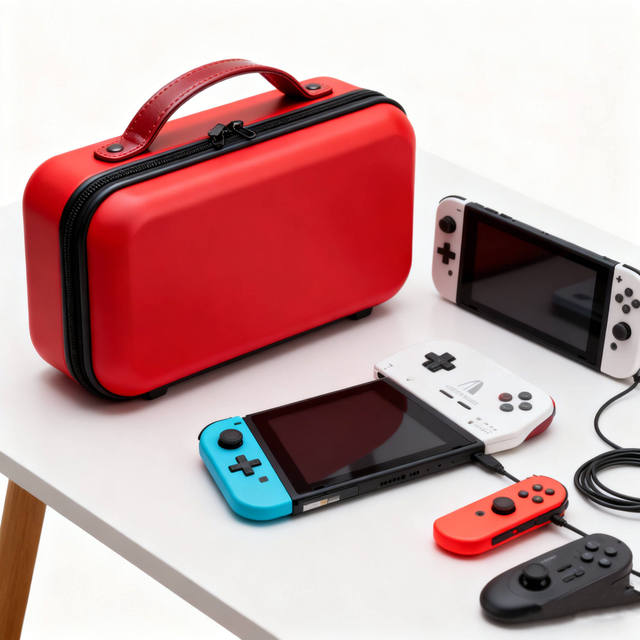 EVA Hard Shell Case Durable Waterproof Shockproof Dustproof Game Controller Video Game Accessories Portable Storage Bag