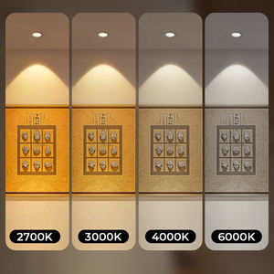 Foco de techo redondo <span class=keywords><strong>fijo</strong></span> con clasificación de fuego, carcasa de 4W, 6W, Blanco, Negro, IP65, empotrado, SMD, foco de techo regulable - Product Image 4