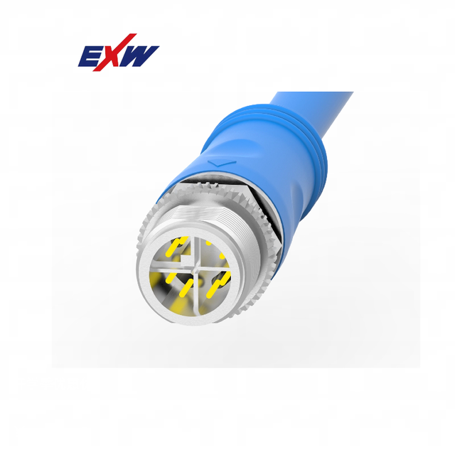 Splitter M12 Wire Connector 12pin 1 Female to 6 Male 2pin Cable Manufacture a Code M12 Waterproof Cable