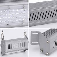 Lampes LED de culture industrielles ultra-minces 50W SMD 2835 à spectre personnalisable LM281B pour micro-légumes, à installer sous les auvents