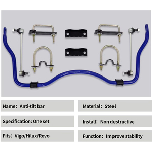 Se adapta a Vigo/Hilux/Revo Pickup Trucks Balance <span class=keywords><strong>Barra</strong></span> antivuelco, <span class=keywords><strong>barra</strong></span> estabilizadora reforzada Enganche de remolque Refit Accesorios para automóviles - Product Image 3