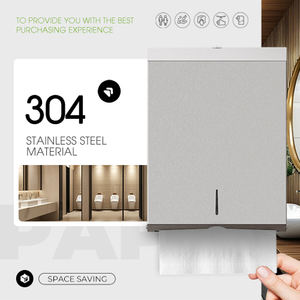 Distributeur de papier toilette mural automatique en acier inoxydable écologique FANDA - Product Image 5