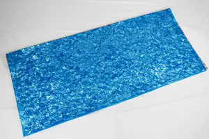 Özelleştirilmiş Sky Blue 0.17-5mm kalınlığında kabuk inci desenli selüloit plastik levha