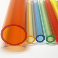 Tube en acrylique transparent pour éclairage et décoration, vente chaude en usine