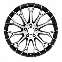 Jantes en alliage monobloc AL 19 20 pouces 5x112 noir brillant usiné à multiples rayons, offre spéciale pour Mercedes Benz