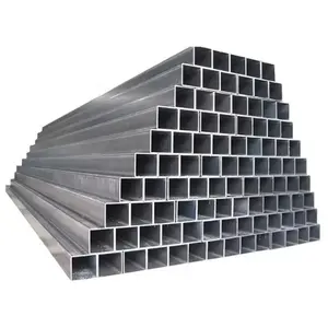 Tubo cuadrado galvanizado en caliente de alta calidad para cocheras tubo de acero galvanizado tubo rectangular de hierro