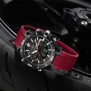 นาฬิกาข้อมือ NAVIFORCE 7135 สำหรับผู้ชาย นาฬิกาสองเวลา ดีไซน์ลำลอง สปอร์ต กันน้ำ พร้อมฟังก์ชั่นนับถอยหลัง นาฬิกาโครโนกราฟ นาฬิกาปลุก Reloj Hombre - Product Image 4