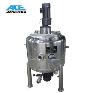 100L～2000L 小型高剪断ミキサータンク ステンレス製混合タンク 上部攪拌機付き - Product Image 6