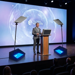Simar - Monitor Autoreverso de 22 Pulgadas, el Más Popular, Teleprompter Presidencial para Conferencias y Discursos - Product Image 2