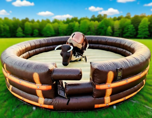 Toro Meccanico Gonfiabile per Adulti, <span class=keywords><strong>Giochi</strong></span> per Feste, Noleggio, per Uso Interno ed Esterno - Product Image 4