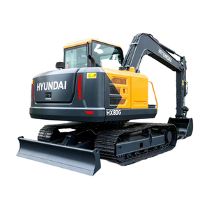 Hyundai HX80G d'occasion 7.68 tonnes d'excavatrice hydraulique compacte petit matériel de construction de pelle sur chenilles - Product Image 1