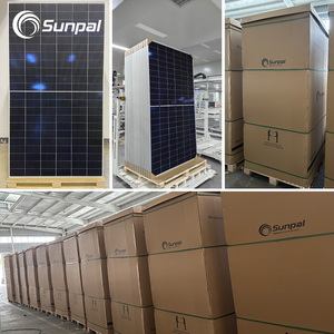 แผงโซลาร์เซลล์สีดำประสิทธิภาพสูง 550W 710W 720W 730W แบบสองหน้า (Bifacial) โมโน BIPV แบบฮาล์ฟเซลล์ 700W สำหรับระบบไฮบริด SP730M-66H Solar - Product Image 6