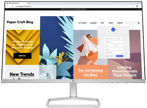 Monitor Originale HP Pavilion Vision 524SF da 23,8 Pollici FHD 100Hz con HDMI VGA per Computer Desktop Commerciale e Ufficio - Product Image 3