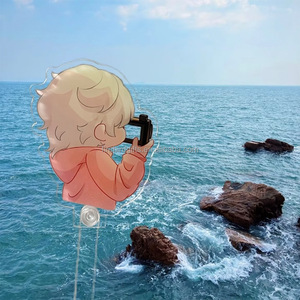 Bastone per Check-in Personalizzato per Laurea, Borsa da Viaggio in Acrilico con Disegni Cartoon, Cornice Portafoto in Plastica a Forma di Animale - Product Image 2