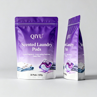 Sachets d'emballage pour lessive en capsules de luxe personnalisés de qualité supérieure 2026, haute barrière, refermables, à fond plat