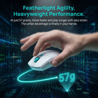Mouse Gaming Nirkabel Logitech G304 X BARU 57g Ringan Mode Ganda Pemrograman Makro 6-Tombol Jangkauan Jauh FPS G304 X
