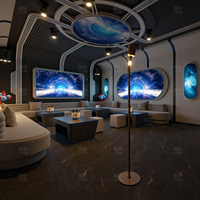 Kaca Cermin Infinity Kustom untuk Dekorasi Dinding Klub Malam, KTV, Bar, Lounge, Dekorasi Klub Modern, Hiasan Dinding Gantung