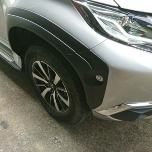 KQD Brand Wholesale 4x4 Car Accessories ABS <b>Plastic</b> Black <b>Wheel</b> Arch Fender Flare for MITSUBISHI Pajero Sport 2016-on - Product Image 2