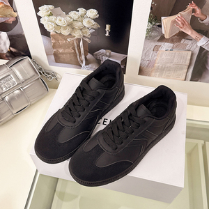 Ballerinas Confort Estilo Retro, Zapatos Planos Casuales para Mujer, con Cordones, de Gamuza y Cuero, con Suela de Goma - Product Image 4