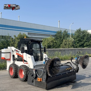 Chargeuse compacte sur pneus HS50 d'origine avec cabine climatisée et accessoires à vendre - Product Image 6