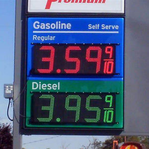 <span class=keywords><strong>Display</strong></span> a LED a 7 Segmenti AUTODISP per Prezzi Stazione di Servizio con Protezione IP65 e Telecomando - Product Image 6