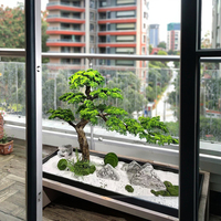 Usine Personnaliser Faux Bonsaï Grande Verdure Artificielle Cyprès Bonsaï Intérieur Extérieur Grand Faux Pin Pin Arbre Décor