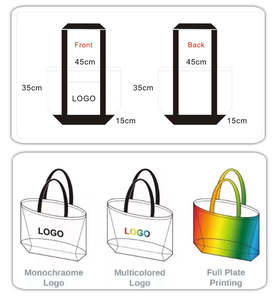 Bolsa de Compras de Lona Reutilizable de Gran Capacidad con Asa Reforzada, Personalizable con Logotipo, con Asa Resistente, para Regalos - Product Image 2