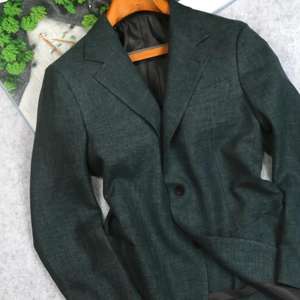 Trajes de Negocios Personalizados para Hombre, Chaqueta a Medida de Una Sola Hilera de Botones, Tela de Lana, Producción Italiana en Pequeños Lotes, Venta al Por Mayor - Product Image 1