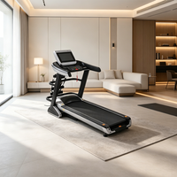 Tapis roulant pliable pour la maison, vitesse de course réglable, structure solide pour l'entraînement en intérieur
