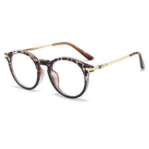 HY2413 1pc <span class=keywords><strong>Gafas</strong></span> de Lectura Unisex con Marco Redondo de PC, Bloqueo de Luz Azul, para <span class=keywords><strong>Presbicia</strong></span>, para <span class=keywords><strong>Hombre</strong></span> y Mujer, 1.0 <span class=keywords><strong>1.5</strong></span> 2.0 2.5 3.0 3.5 4.0 - Product Image 1
