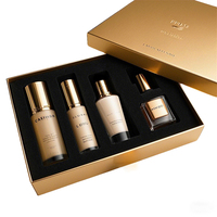 Vente en gros de coffrets cadeaux personnalisés pour ongles à pression magnétique en or Emballage d'ongles à pression magnétique Insert en mousse EVA Revêtement UV Lamination mate