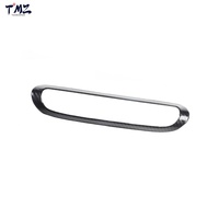 1 Pieza de Adhesivo Decorativo Interior para Interruptor de Luces de Emergencia, Textura de Fibra de Carbono Negra Antiarañazos, para Mercedes-Benz SMART 2009-2014 TMZ LHD RHD