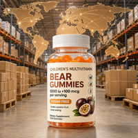 Gummies multivitaminées naturelles OEM sous marque privée pour adolescents – Soutien immunitaire quotidien et nutritionnel, saveur fruitée, complément vitaminique